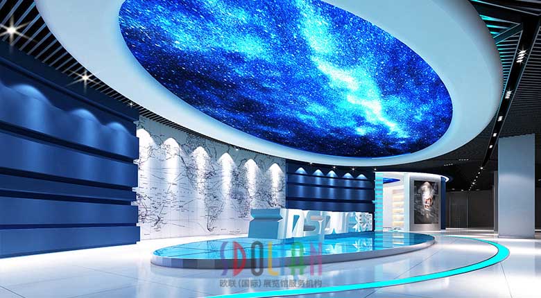 山東歐聯(lián)展覽展示設計效果圖 數(shù)字創(chuàng)意產(chǎn)品展覽展示服務的藝術與科技融合